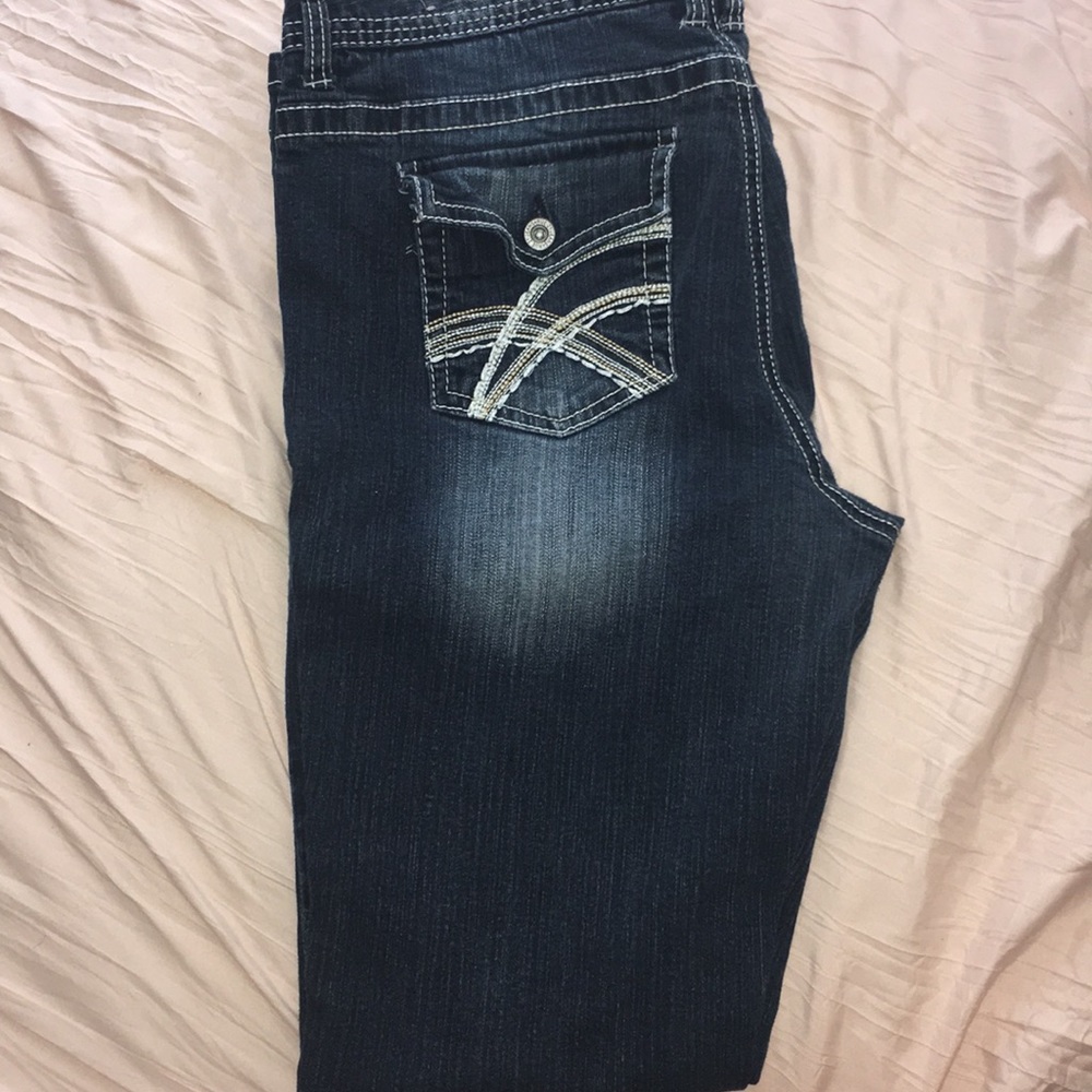 Dark wash jeans